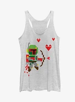 Star Wars Valentine's Day Boba Fett Cupid Girls Tanks