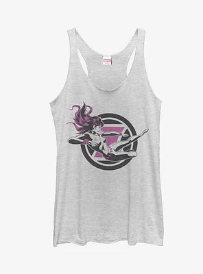 Marvel Black Widow Flying Kick Girls Tanks