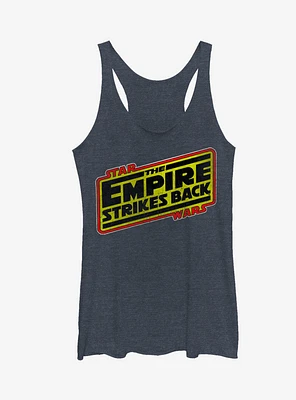 Star Wars Episode V The Empire Strikes Back Logo Girls Tank Top