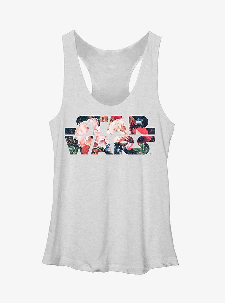 Star Wars Flower Logo Girls Tanks