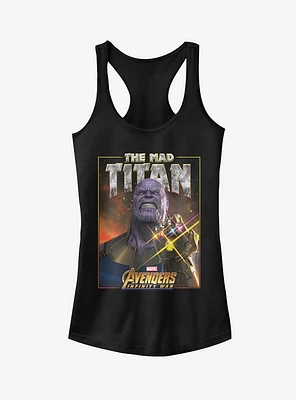 Marvel Avengers: Infinity War Mad Titan Thanos Girls Tanks
