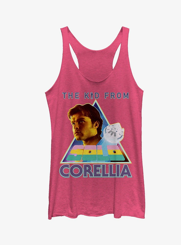 Star Wars Kid from Corellia Triangle Girls Tanks