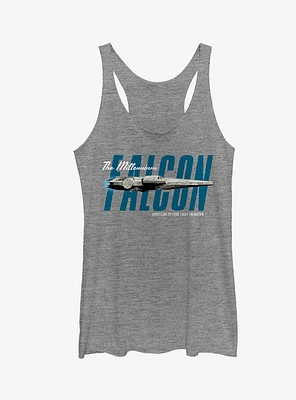 Star Wars Millennium Falcon Profile Girls Tanks