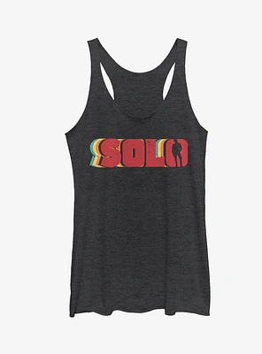 Star Wars Retro Solo Name Girls Tanks