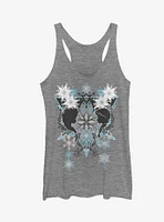 Frozen Sister Snowflake Pattern Girls Tanks