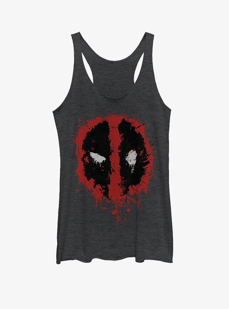 Marvel Deadpool Splatter Icon Girls Tank