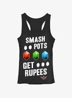 Nintendo Legend of Zelda Get Rupees Girls Tanks