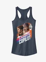 Star Wars Chewie is My Copilot Girls Tanks