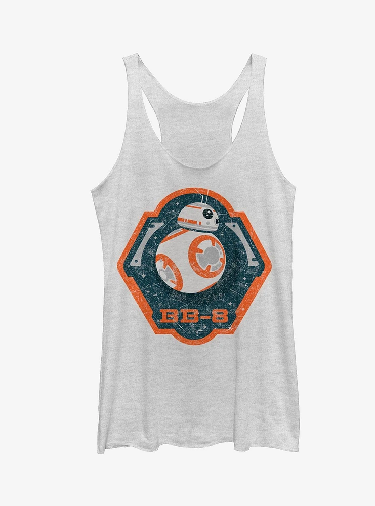 Star Wars BB-8 Badge Girls Tanks