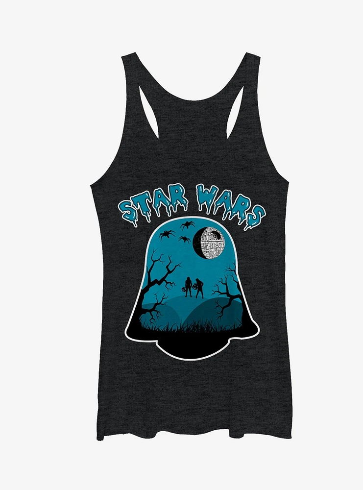 Star Wars Darth Vader Helmet Halloween Girls Tanks