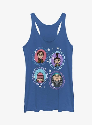 Minion Family Portrait Girls Tanks