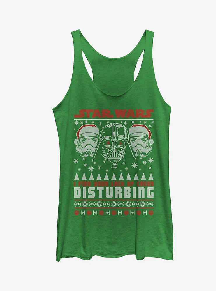 Star Wars Lack of Cheer Ugly Christmas Sweater Girls Tanks