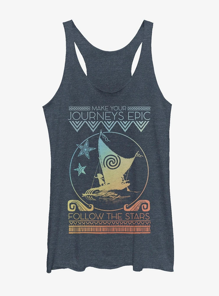 Disney Moana Follow The Stars Girls Tank Top