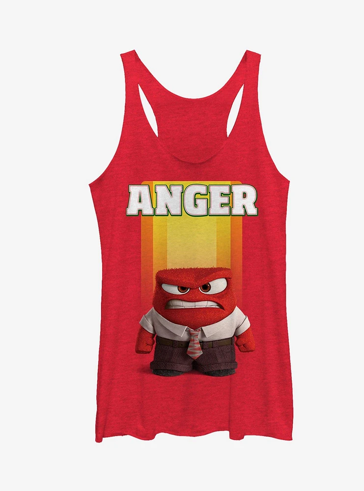 Disney Pixar Inside Out Anger Portrait Girls Tank