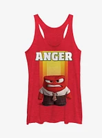 Disney Pixar Inside Out Anger Portrait Girls Tank