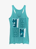 Disney Pixar Monsters Inc. Closet Door Portal Girls Tanks