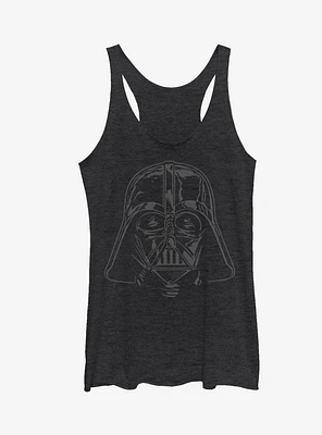 Star Wars Darth Vader Helmet Girls Tanks