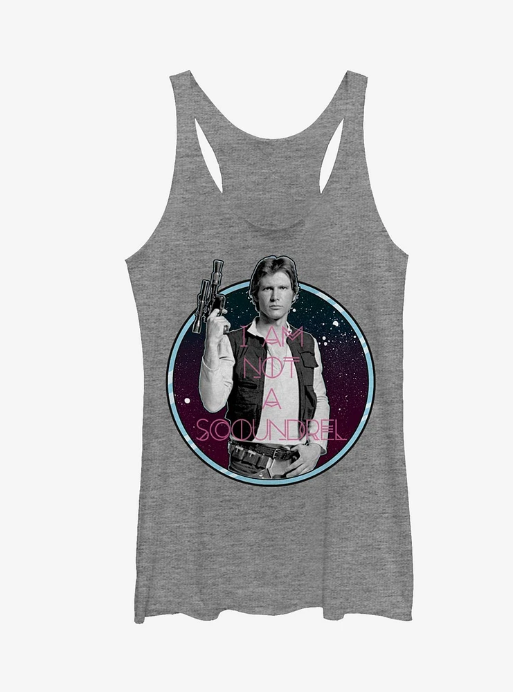 Star Wars Han Solo Not a Scoundrel Girls Tanks