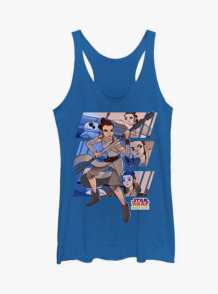 Star Wars Rey BB-8 Girls Tanks