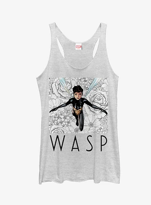 Marvel Ant-Man And The Wasp Floral Print Girls Tank