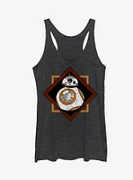 Star Wars BB-8 Square Girls Tanks