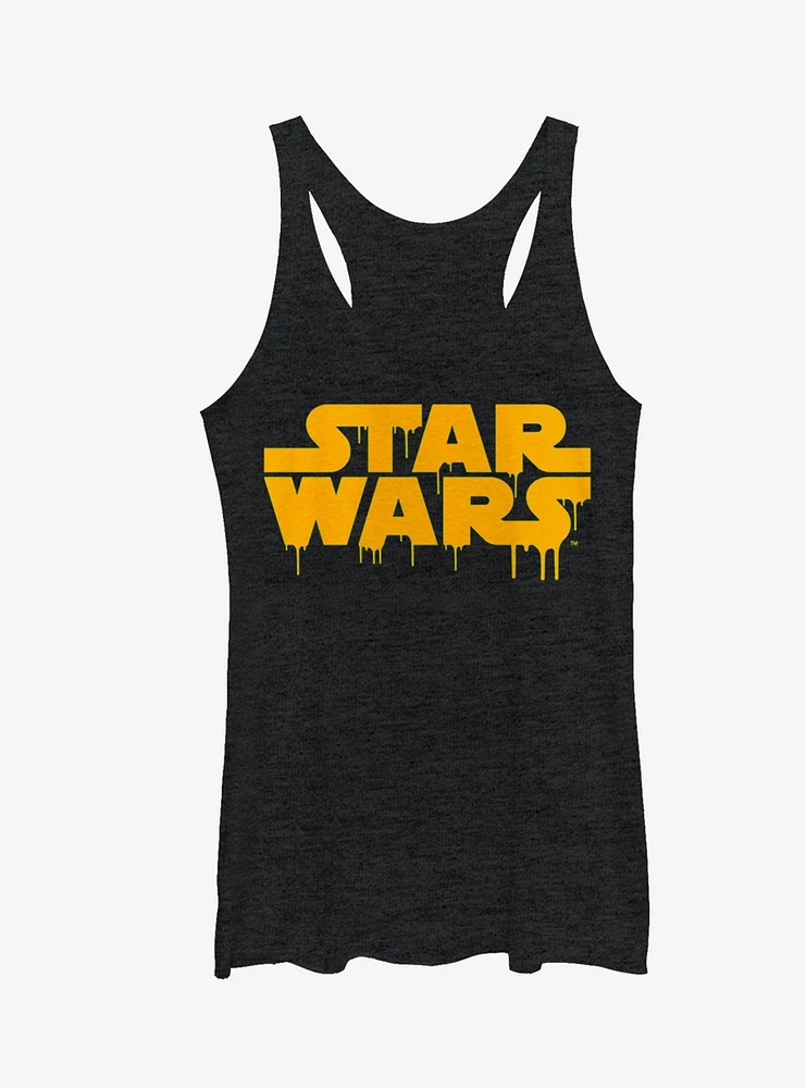 Star Wars Dripping Halloween Logo Girls Tanks