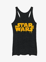 Star Wars Dripping Halloween Logo Girls Tanks