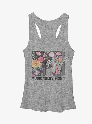 MTV Floral Logo Girls Tanks