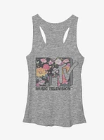 MTV Floral Logo Girls Tanks