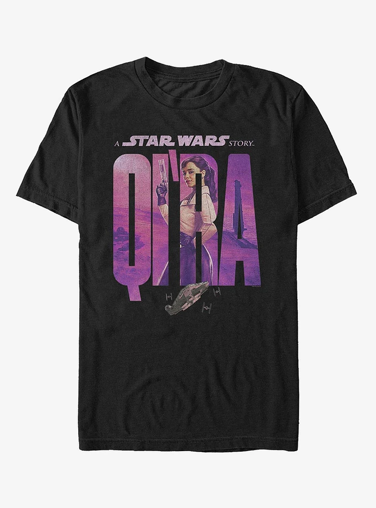 Star Wars Solo A Story Qi'ra Name Movie Poster T-Shirt