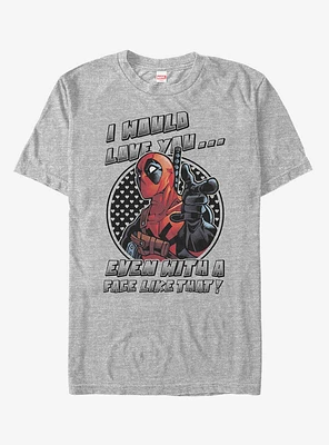 Marvel Deadpool With a Face Like That T-Shirt