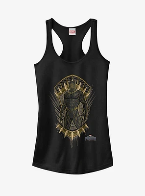 Marvel Black Panther 2018 Claw Crest Girls Tanks