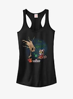 Marvel Guardians of Galaxy Groot Rocket Cartoon Girls Tanks