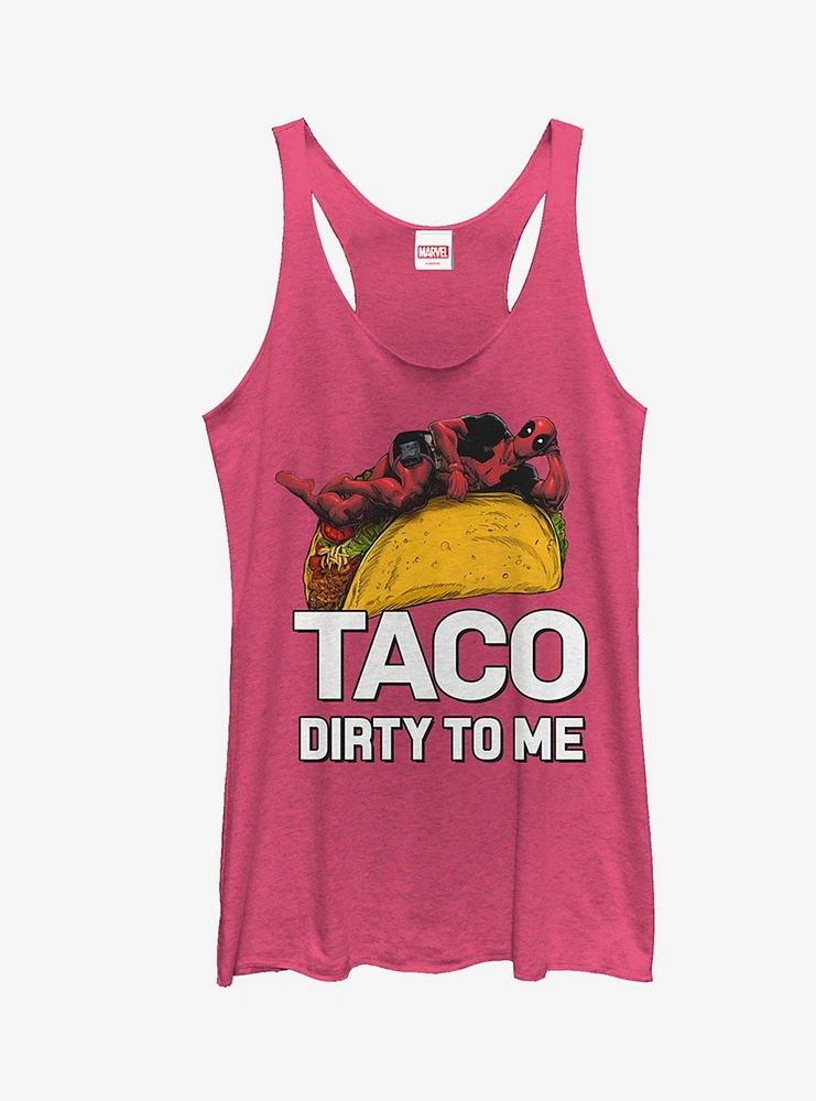 Marvel Deadpool Taco Dirty To Me Girls Tank