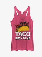 Marvel Deadpool Taco Dirty To Me Girls Tank