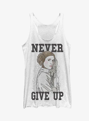 Star Wars Princess Leia Never Give Up Girls Tanks
