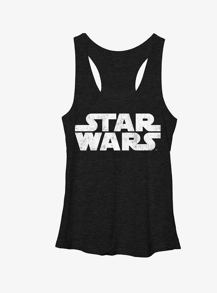 Star Wars Simple Logo Girls Tanks