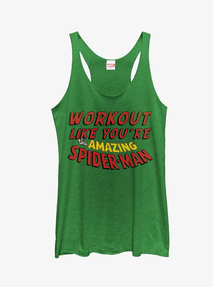 Marvel Work Out Like Spider-Man Girls Tanks