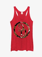 Marvel Daredevil Floral Logo Girls Tanks