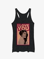 Star Wars Princess Leia Quote I Love You Girls Tanks