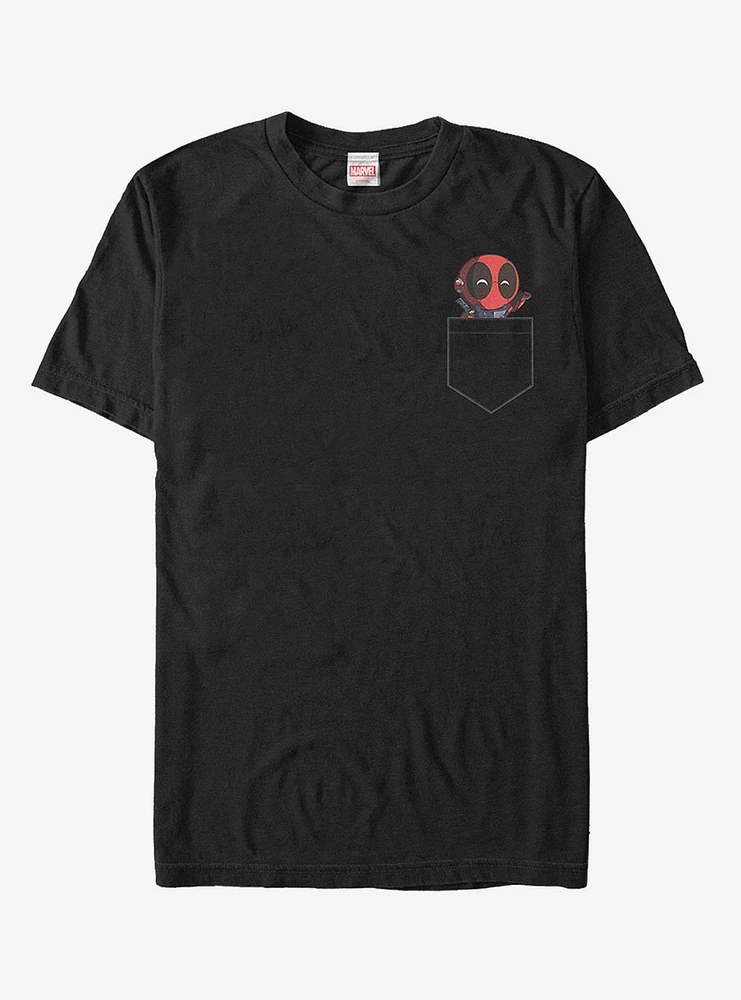 Marvel Deadpool Mini Faux Pocket Friend T-Shirt