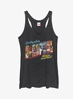 Marvel Deadpool Greetings From Vacation Girls Tanks