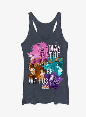 Star Wars Force With You Girls Tanks