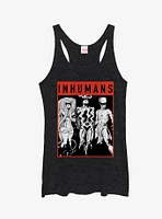 Marvel Inhumans Grayscale Girls Tanks