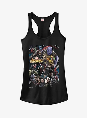 Marvel Avengers: Infinity War Character View Girls Tanks