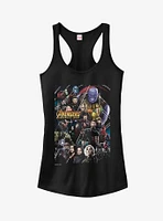 Marvel Avengers: Infinity War Character View Girls Tanks