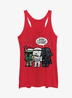 Star Wars Christmas Boba It's Cold Outside Girls Tanks