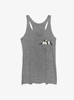 Star Wars Porgs Faux Pocket Girls Tanks