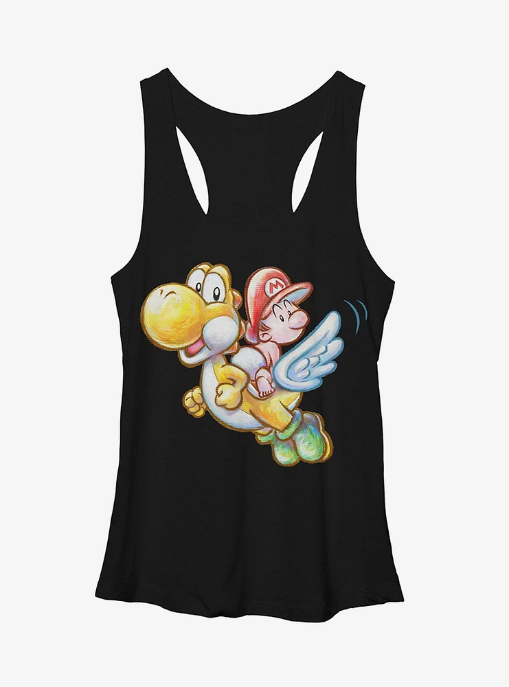 Super Mario Yoshi's New Island Flying Girls Tanks