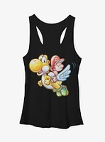 Super Mario Yoshi's New Island Flying Girls Tanks